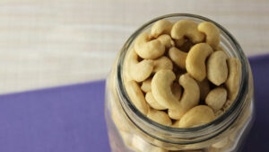 Cashews in a jar