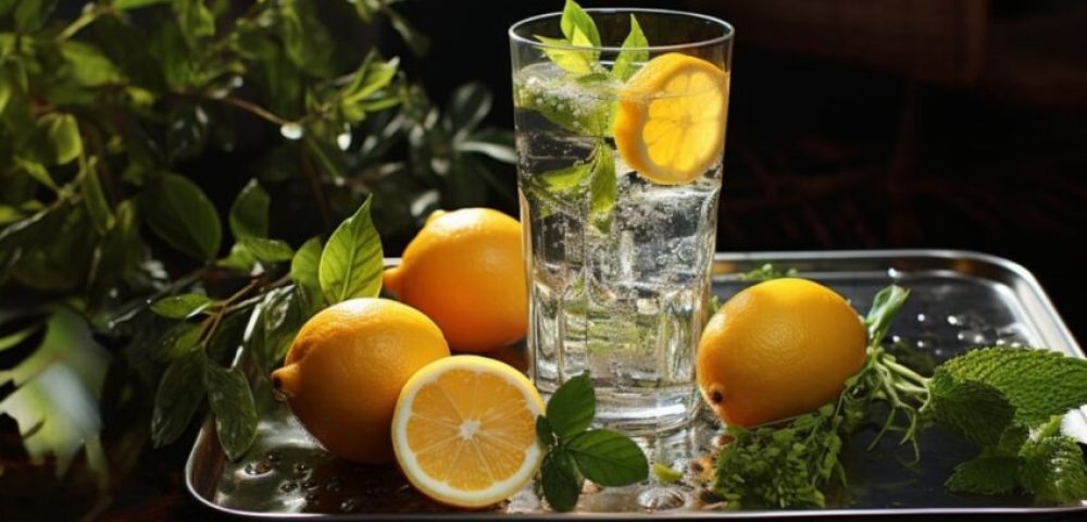 Drinking_lemon_water