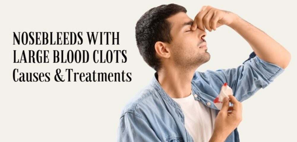 Nosebleeds with Large Blood Clots
